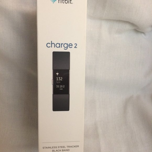 Fitbit Charge 2 Activity Tracker ~ Large ~ Black Band + (3) additional bands - Picture 7 of 10